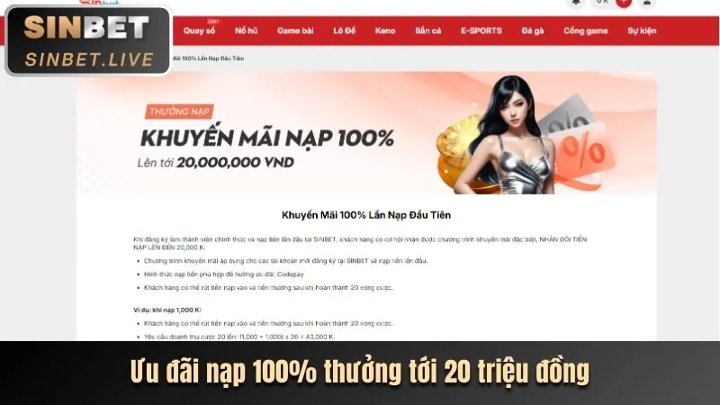 Khuyến mãi nạp đầu b66 android